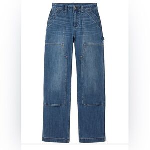 Duluth Trading Women's Double Flex Denim Relaxed Leg Jeans 10 Regular